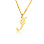 Ketting met initiaalhanger voor dames - letter 
