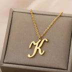 Ketting met initiaalhanger voor dames k