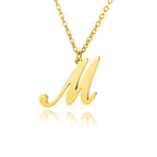 Ketting met initiaalhanger voor dames m