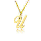 Ketting met initiaalhanger voor dames - letter 