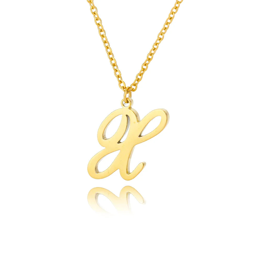 Ketting met initiaalhanger voor dames x