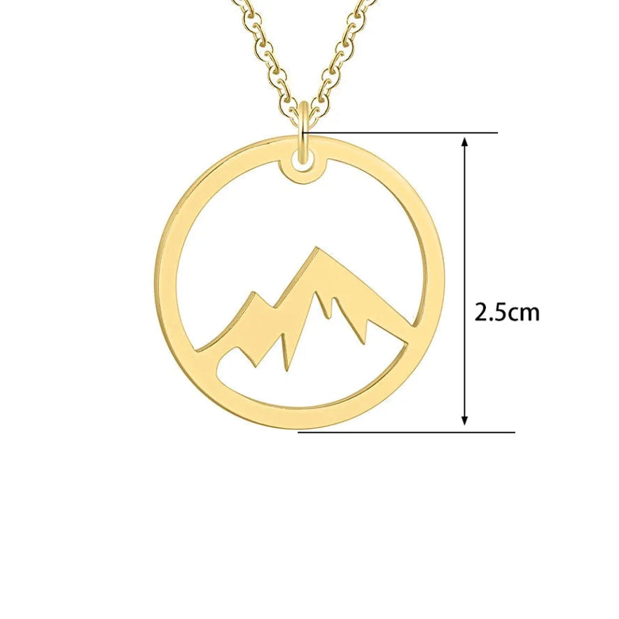 Collier avec Pendentif Montagne pour Homme ou Femme
