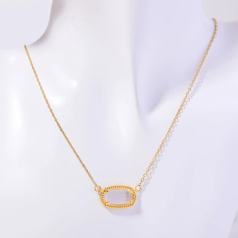 Collier avec Pendentif en Crystal Coloré Signe du Zodiaque