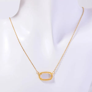 Collier avec Pendentif en Crystal Coloré Signe du Zodiaque