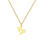 Collier avec Pendentif Dorés Signe du Zodiaque