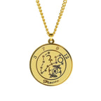 Collier avec Pendentif Signe du Zodiaque Astrologique Homme ou Femme