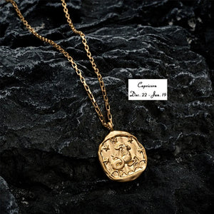 Collier avec Pendentif Signe du Zodiaque
