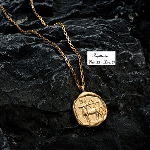 Collier avec Pendentif Signe du Zodiaque