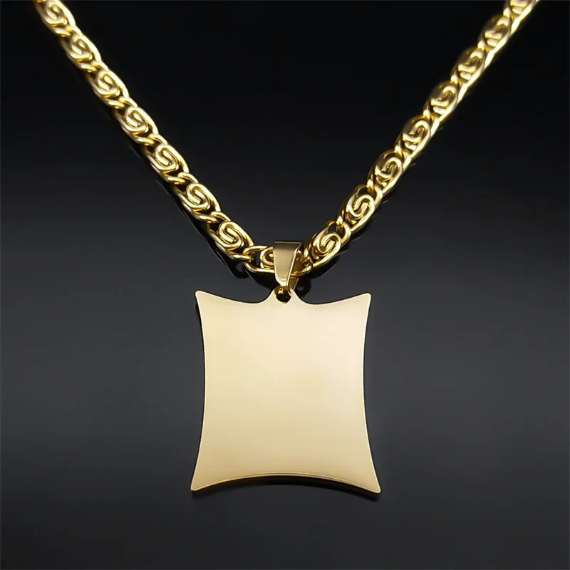 Lange ketting met amulet hanger Ayatul Kursi Arabisch islamitisch moslim