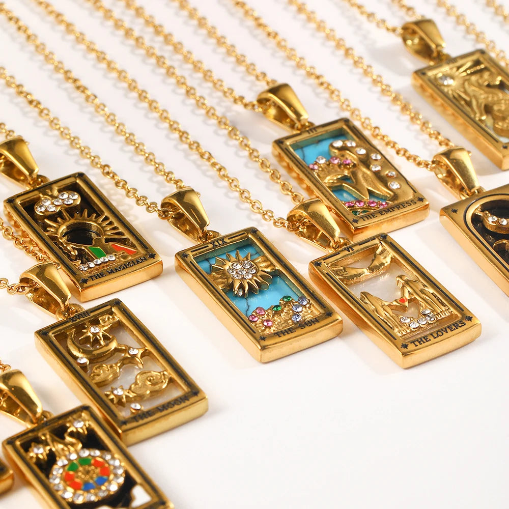 Ketting met Tarot Hanger 