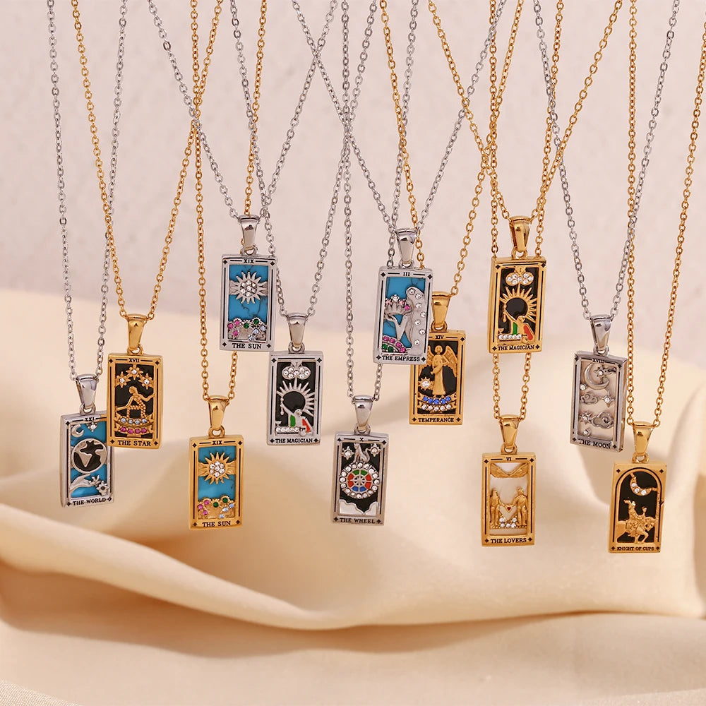 Ketting met Tarot Hanger 