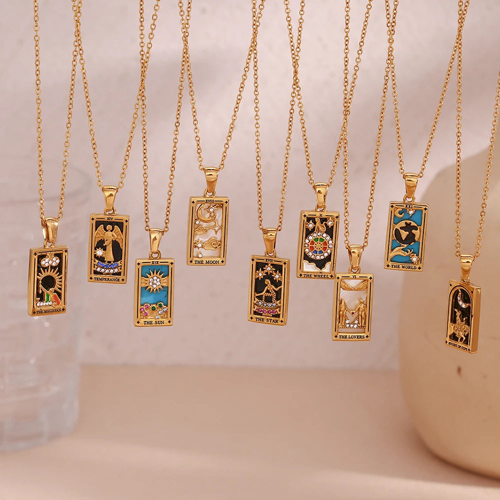 Ketting met Tarot Hanger 