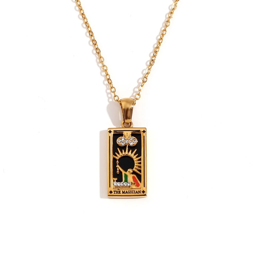 Ketting met Tarot Hanger 