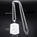 Ketting met hanger van verzen uit de Koran islam moslim Arabisch