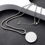 Collier avec Pendentif Yin Yang Noir et Blanc