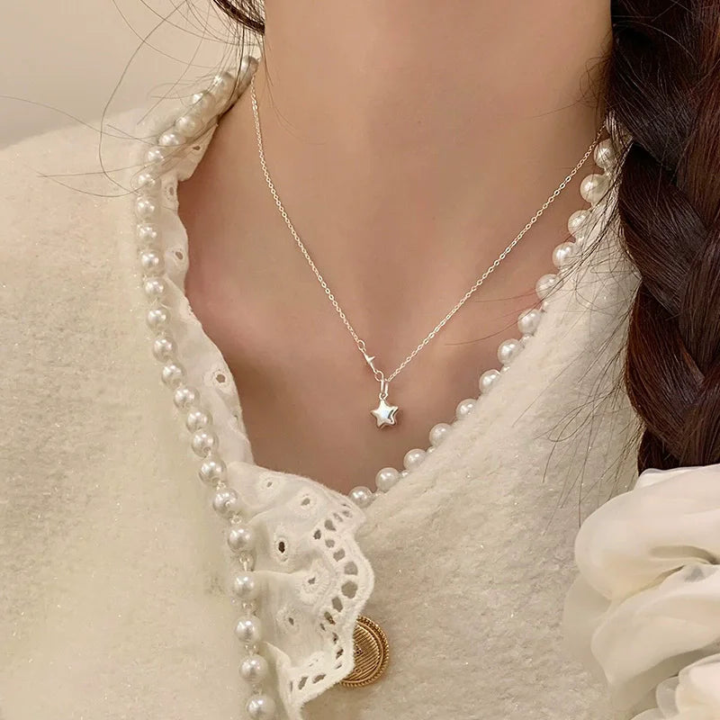 Ketting met hemelse sterhangers