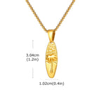 Ketting met kleine palm- en zeehanger