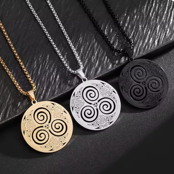 Keltische ketting hanger Triskel Viking man vrouw Nordic