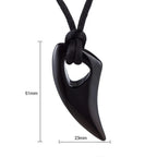 Koordketting met haaientand hanger