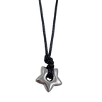Koordketting met holle sterhanger