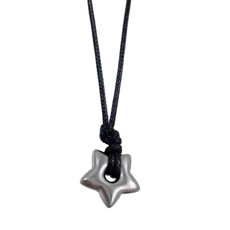 Koordketting met holle sterhanger