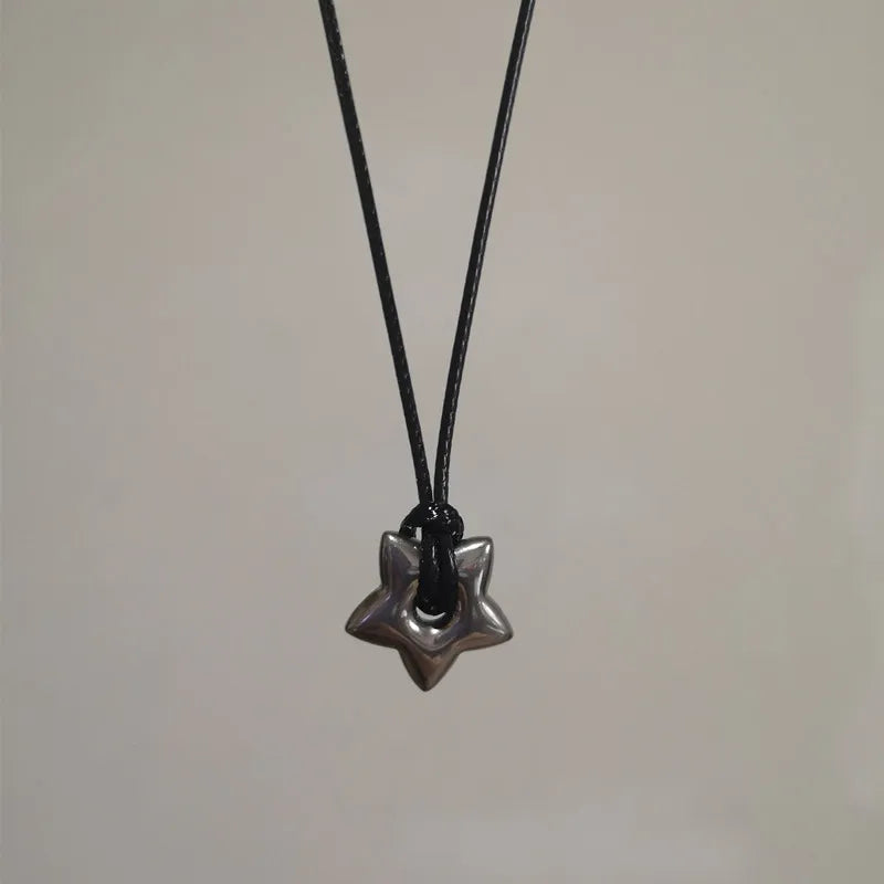 Koordketting met holle sterhanger