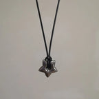Koordketting met holle sterhanger