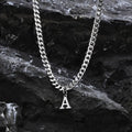 Herenketting met gepersonaliseerde initiaalhanger a