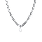Herenketting met gepersonaliseerde initiaalhanger q