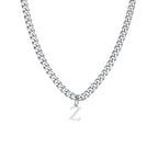 Herenketting met gepersonaliseerde initiaalhanger z