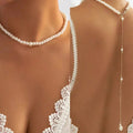 Rugketting met parels - rugketting voor dames