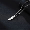 Discrete ketting en veerhanger voor heren