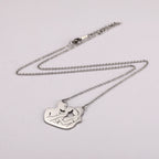 Ketting en bijbehorende hanger "Mama, papa en baby"
