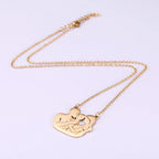 Ketting en bijbehorende hanger "Mama, papa en baby"