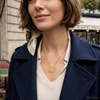 Ketting en de hanger "Mama, papa en baby" 