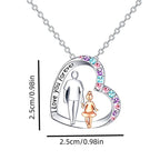 Ketting en zijn hanger "vader en dochter"