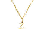 Damesketting met hanger met initiaalletter en hart z