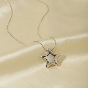 Collier Femme Pendentif Etoile argent