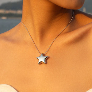 Collier Femme Pendentif Etoile argent