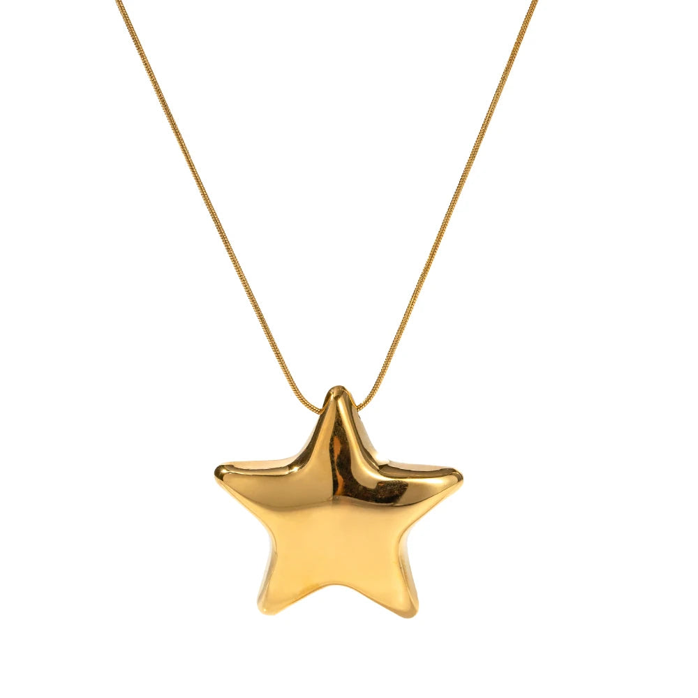 Collier Femme Pendentif Etoile or
