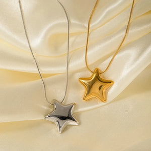 Collier Femme Pendentif Etoile or