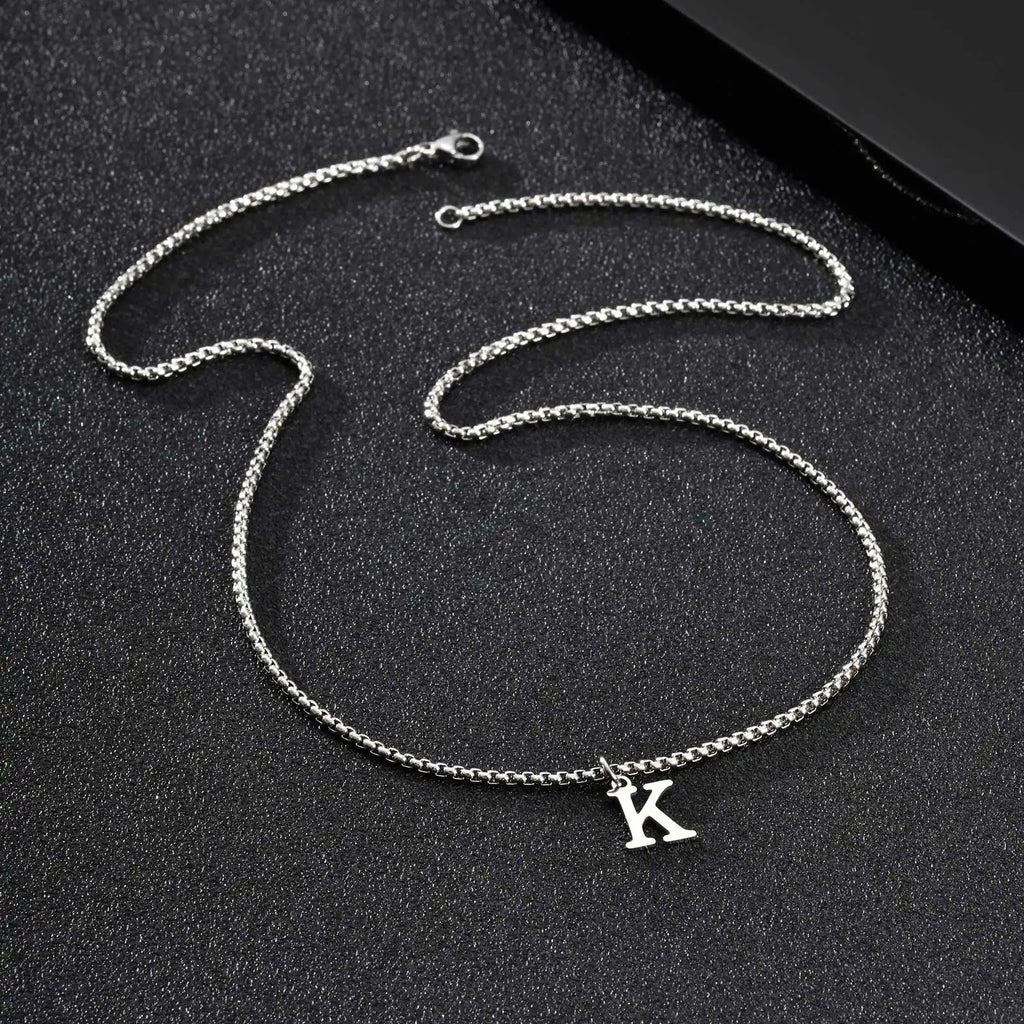 Herenketting met letterhanger