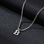 Herenketting met letterhanger b