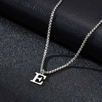 Herenketting met letterhanger e