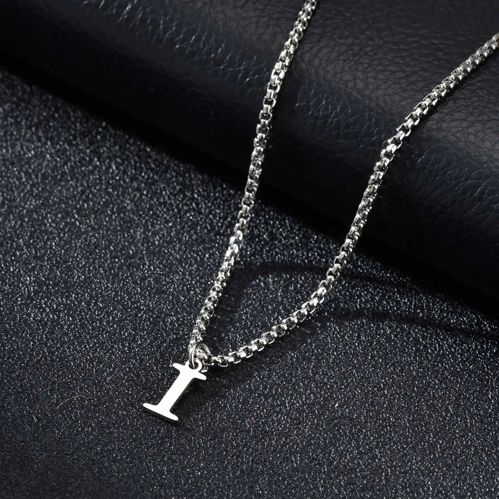 Herenketting met letterhanger i