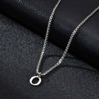 Herenketting met letterhanger o