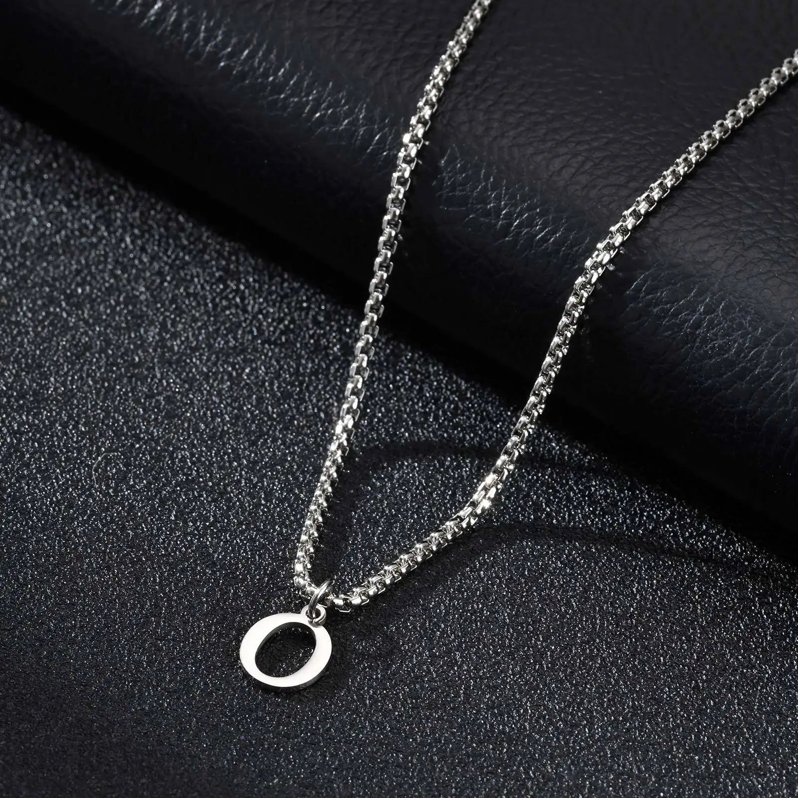 Herenketting met letterhanger o