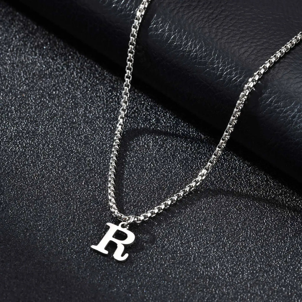 Herenketting met letterhanger r