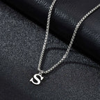 Herenketting met letterhanger s
