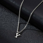 Herenketting met letterhanger y